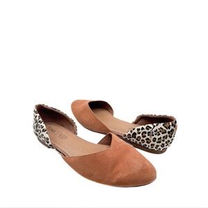 Tom’s Women’s Julie D’Orsay Leopard Print Flats